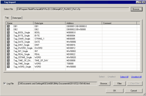 7.8.1 Procedure - Using Device/PLC Tags