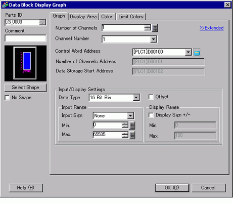 19.14 Data Block Display Graph Settings Guide